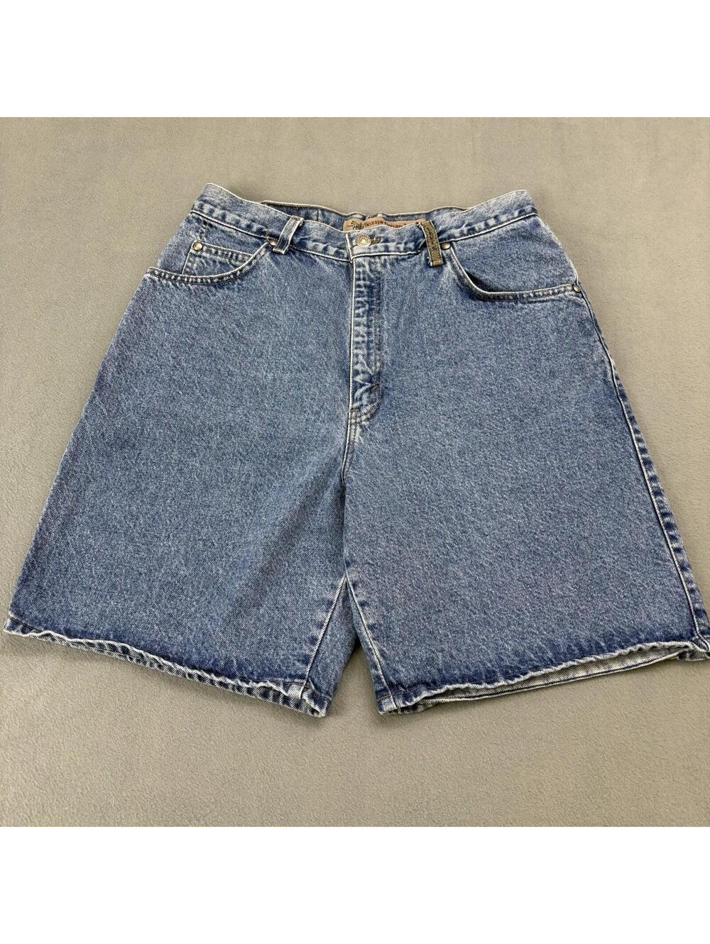 Vintage 80s 90s Levi’s 900 Series High Rise Jean Shorts Size 14 Blue USA Made